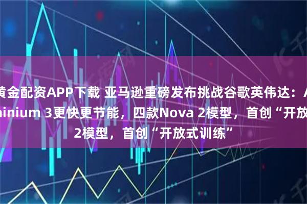 黄金配资APP下载 亚马逊重磅发布挑战谷歌英伟达：AI芯片Trainium 3更快更节能，四款Nova 2模型，首创“开放式训练”