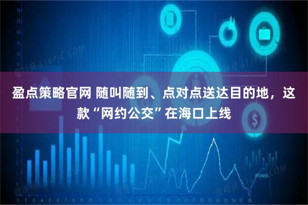 盈点策略官网 随叫随到、点对点送达目的地，这款“网约公交”在海口上线